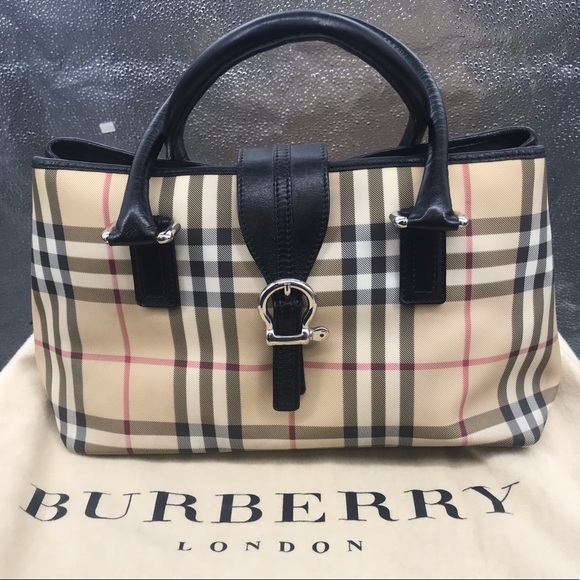 Authentic Burberry Satchel Purse - Picture 4 of 11